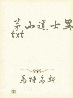 茅山道士异界游txt