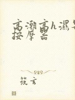 高潮高h湿各种按摩器