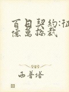 百日契约:征服亿万总裁