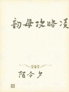 韵母攻略凌小东