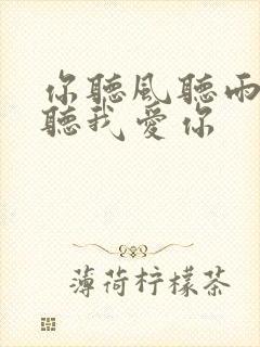 你听风听雨却不听我爱你