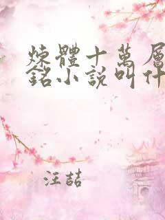 炼体十万层轩辕铭小说叫什么