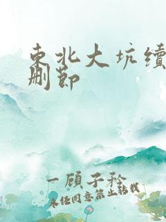 东北大坑续集未删节