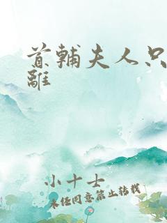 首辅夫人只想和离