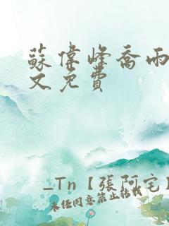 苏伟峰乔雨珊全文免费