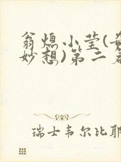 翁熄小莹(奇思妙想)第二篇