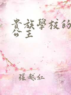 贵族学校的双面公主