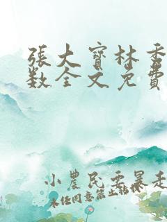 张大宝林秀兰数数全文免费阅读