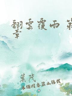 翻云覆雨 第6章