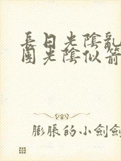 长日光阴乱作一团光阴似箭