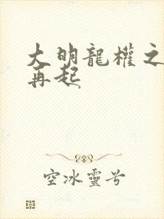 大明龙权之风云再起