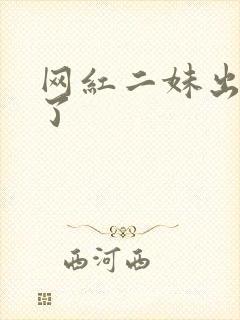 网红二妹出啥事了