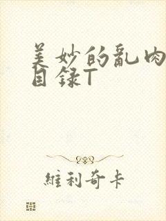 美妙的乱肉沉沦目录T