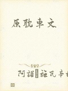 原耽车文