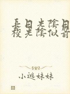 长日光阴日月如梭光阴似箭