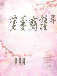 漂亮女领导全文免费阅读