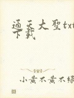 通天大圣txt下载