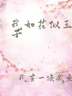 我如花似玉的儿子