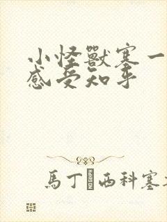 小怪兽塞一天的感受知乎