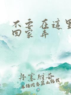 不要 在这里 回家 弄