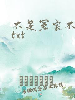 不是冤家不聚头txt