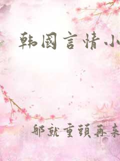 韩国言情小说