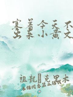 塞着今天不准拿出来小黄文