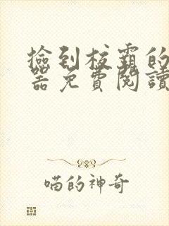 捡到校霸的遥控器免费阅读