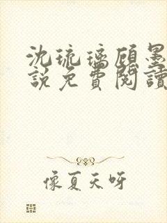 沈琉璃顾墨枫小说免费阅读