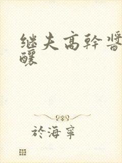 继夫高干酱酱酿酿