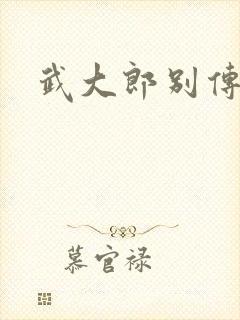 武大郎别传