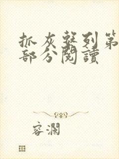 抓灰系列第33部分阅读