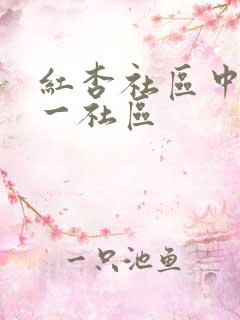 红杏社区中文第一社区