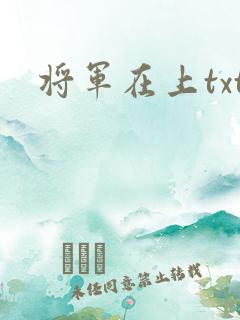 将军在上txt