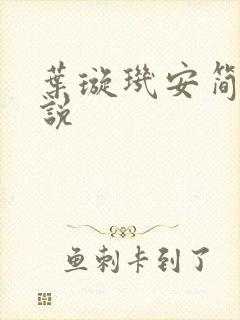 叶璇玑安简阳小说