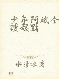 少年阿斌全文阅读起点