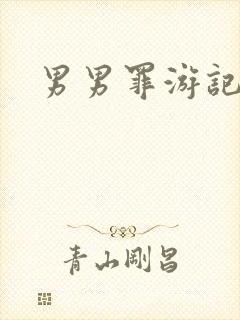 男男罪游记