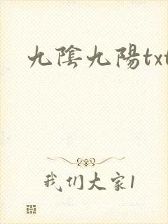 九阴九阳txt
