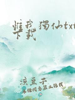 惟我独仙txt下载