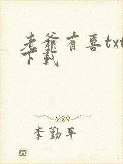 老爷有喜txt下载