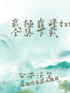 武极巅峰txt全集下载