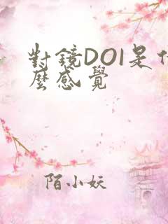 对镜DOI是什么感觉