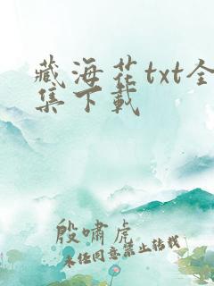 藏海花txt全集下载