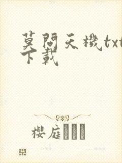 莫问天机txt下载