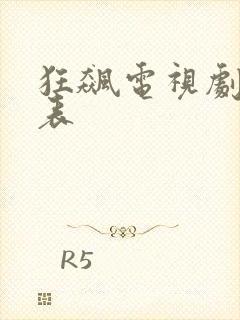 狂飙电视剧演员表