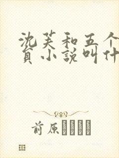 沈芙和五个消防员小说叫什么