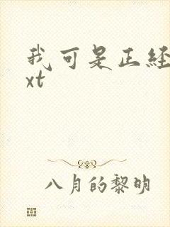 我可是正经人txt