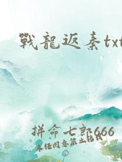 战龙返秦txt