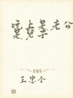 晚上是老公白天是儿子