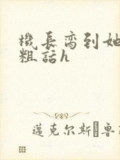 机长脔到她哭h粗话h